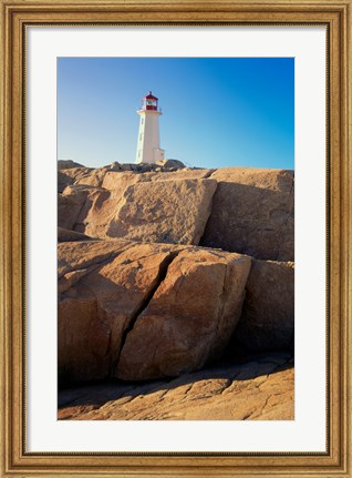 Framed Peggy&#39;s Cove Lighthouse Peggy&#39;s Cove Nova Scotia Canada Print