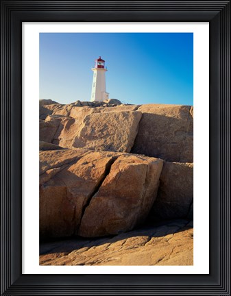 Framed Peggy&#39;s Cove Lighthouse Peggy&#39;s Cove Nova Scotia Canada Print