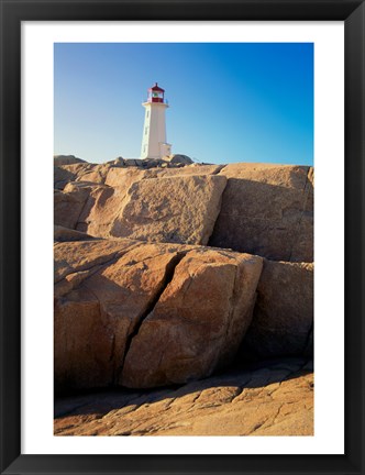 Framed Peggy&#39;s Cove Lighthouse Peggy&#39;s Cove Nova Scotia Canada Print