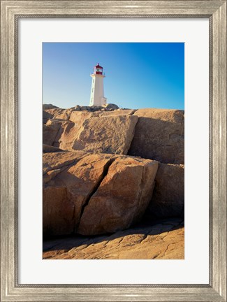Framed Peggy&#39;s Cove Lighthouse Peggy&#39;s Cove Nova Scotia Canada Print