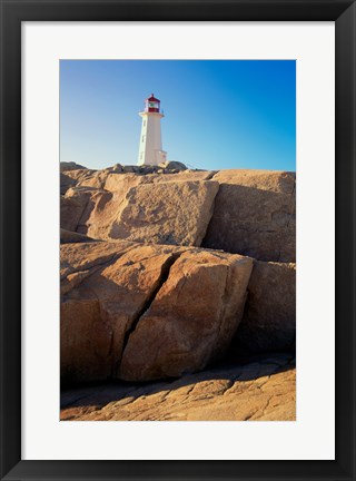 Framed Peggy&#39;s Cove Lighthouse Peggy&#39;s Cove Nova Scotia Canada Print