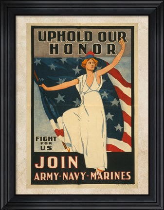 Framed Uphold Our Honor Print