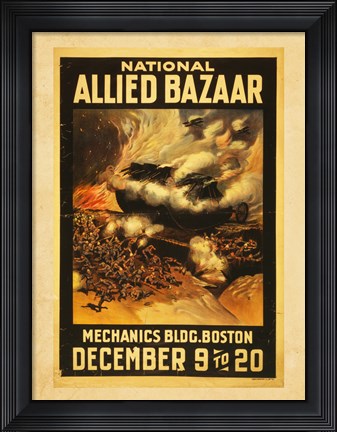 Framed National Allied Bazaar Print