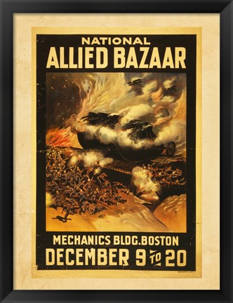 Framed National Allied Bazaar Print