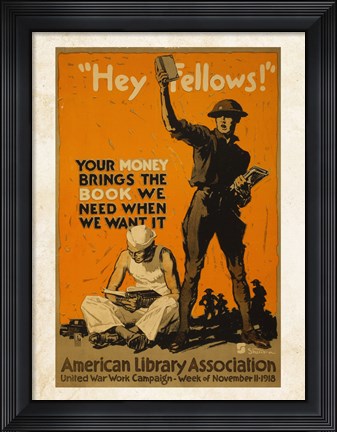 Framed American Library Association Print