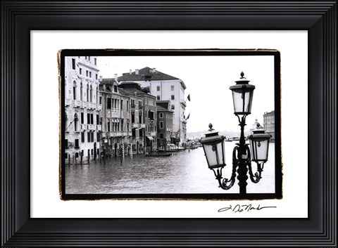 Framed Waterways of Venic XI Print