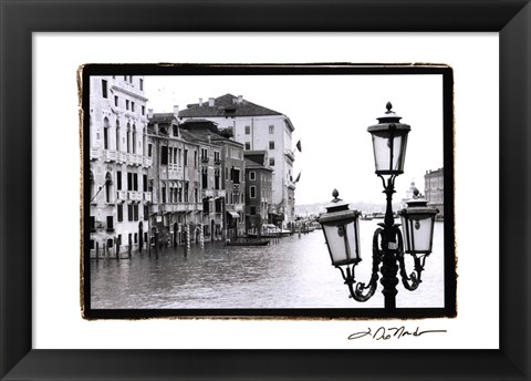 Framed Waterways of Venic XI Print