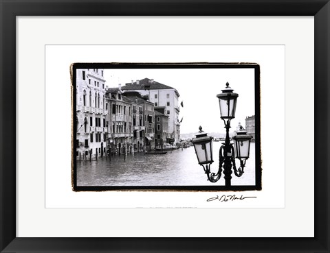 Framed Waterways of Venic XI Print