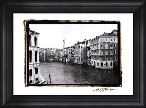 Framed Waterways of Venic XII Print