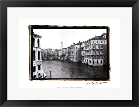 Framed Waterways of Venic XII Print