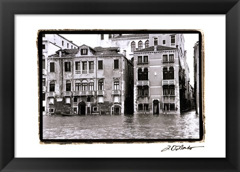 Framed Waterways of Venice XVI Print