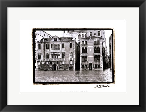 Framed Waterways of Venice XVI Print