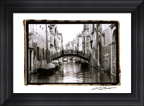 Framed Waterways of Venice XVII Print