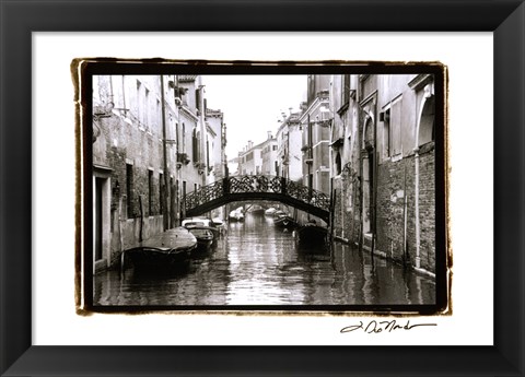 Framed Waterways of Venice XVII Print