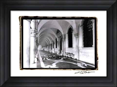 Framed Archways of Venice I Print