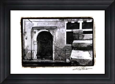 Framed Venetian Stroll II Print
