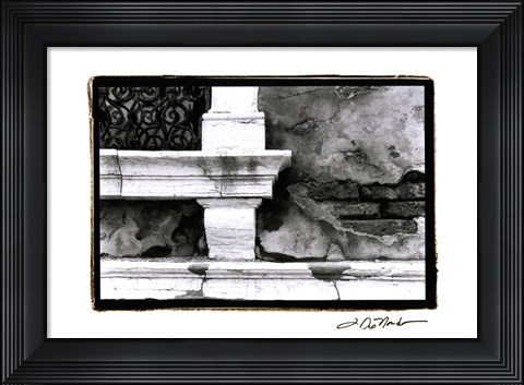 Framed Venetian Stroll III Print