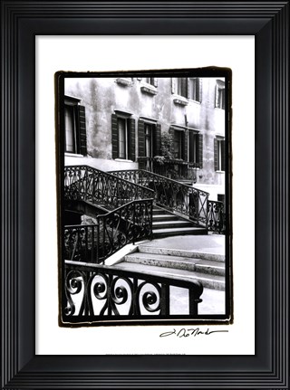 Framed Venetian Stroll IV Print
