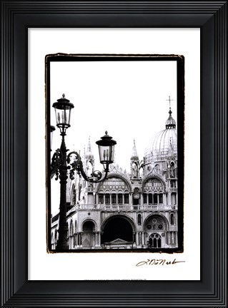 Framed Venetian Stroll V Print