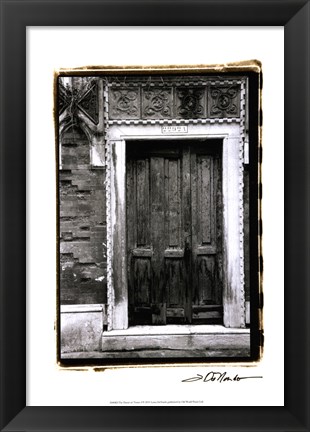 Framed Doors of Venice I Print