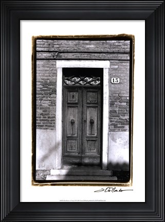 Framed Doors of Venice IV Print