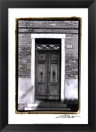 Framed Doors of Venice IV Print