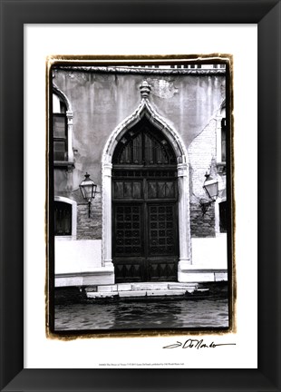 Framed Doors of Venice V Print