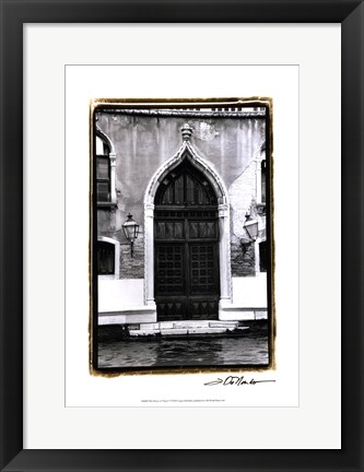 Framed Doors of Venice V Print