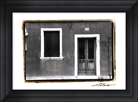 Framed Doors of Venice VIII Print