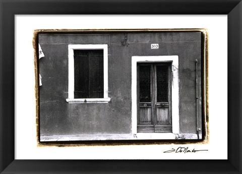 Framed Doors of Venice VIII Print