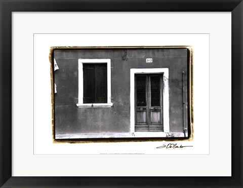 Framed Doors of Venice VIII Print