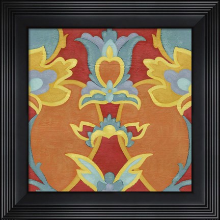 Framed Alhambra Pattern I Print