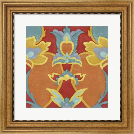 Framed Alhambra Pattern I Print