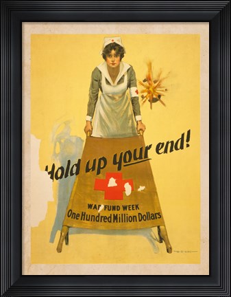 Framed Hold Up Your End! Print