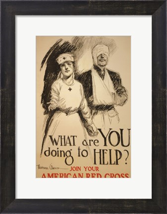 Framed Join the American Red Cross Print