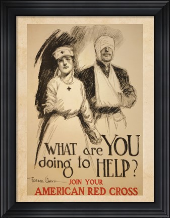 Framed Join the American Red Cross Print