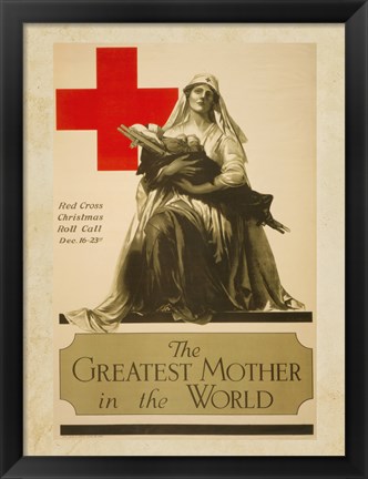 Framed Greatest Mother in the World Print