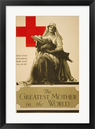 Framed Greatest Mother in the World Print