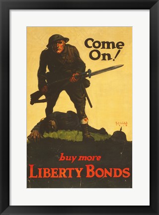 Framed Buy More Liberty Bonds Print