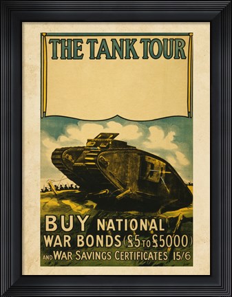 Framed Tank Tour Print