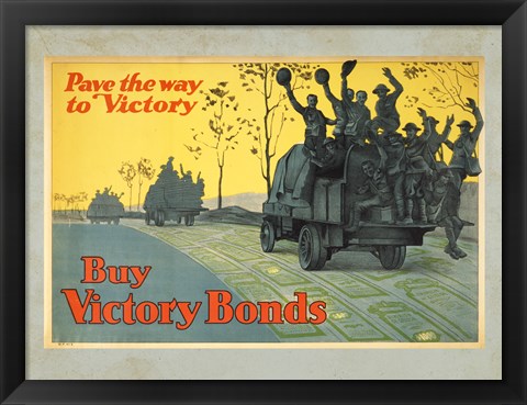 Framed Pave the Way to Victory Print