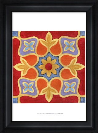 Framed Alhambra Pattern II Print