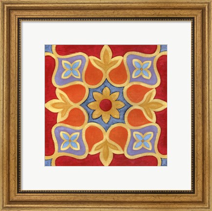 Framed Alhambra Pattern II Print