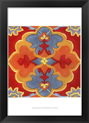 Framed Alhambra Pattern III Print