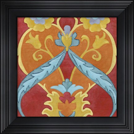 Framed Alhambra Pattern IV Print