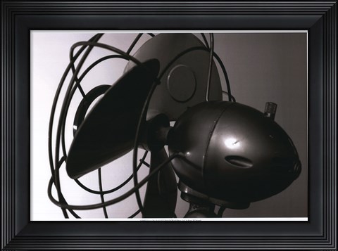 Framed Vintage Fan Study II Print