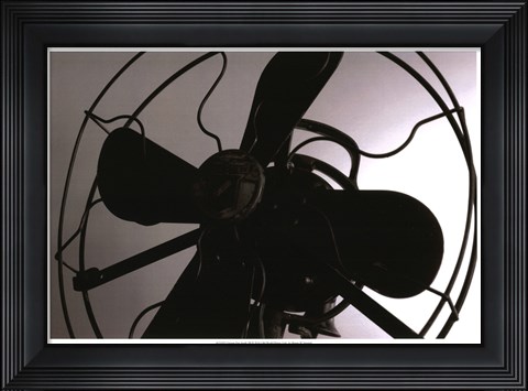 Framed Vintage Fan Study III Print