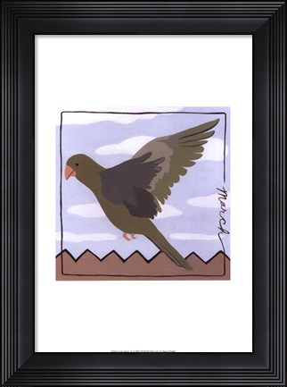 Framed Avian March Print