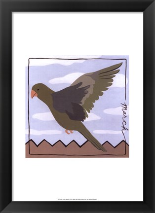 Framed Avian March Print