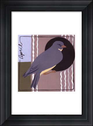 Framed Avian April Print